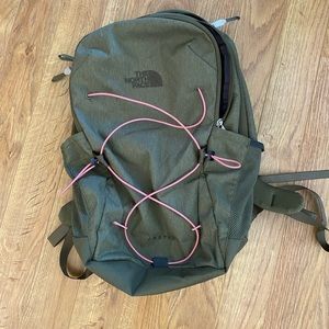 The north face backpack.